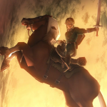 Twilight Princess HD Link riding Epona