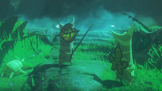 forest koroks playing