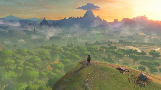 botw opening shot