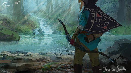 zelda open world hyrule woods by mei xing jessica smith