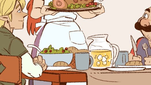 dinner at lon lon ranch by ghostgreen
