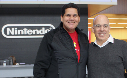 Reggie Fils-Aime and Doug Bowser