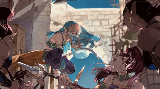 Gerudo Link fan art by gyou - friend or voe