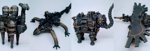 Divine Beasts sculptures by GizmoForge