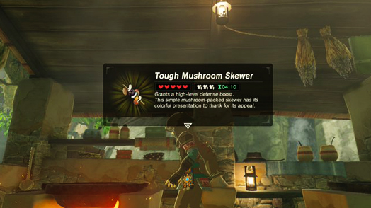 Tough Mushroom Skewer