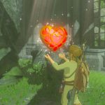 Have a heart (container): How energy recovery has changed in Zelda botw-screenshot-first-heart-container