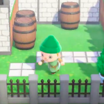 Fan recreates courtyard from Ocarina of Time in Animal Crossing: New Horizons Animal Crossing OoT Courtyard