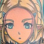 Yuga's Art Gallery: A beautiful, anime-style Zelda tattoo anime-style-zelda-tattoo-cropped-for-header-2