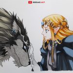 Yuga's Art Gallery: A haunted pair WolfLink_Zelda_HideakiArtReal
