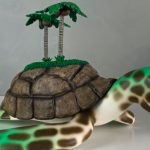 Yuga's Art Gallery: Making waves with a sculpted sea turtle Majora's Mask Giant Turtle featured