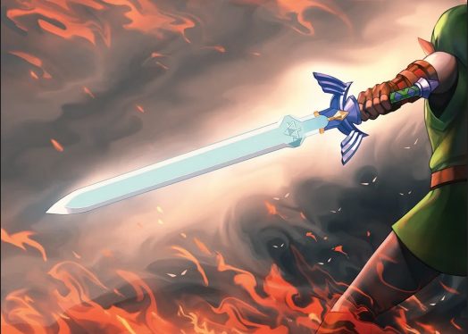 The cover art for upcoming Zelda fanzine Seal the Darkness