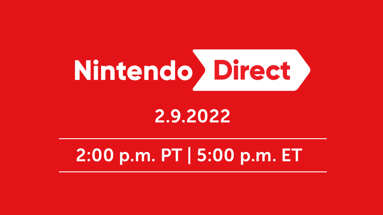 Nintendo Direct announced for February 9 at 2pm PT