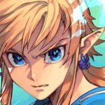 Yuga's Art Gallery: The striking gaze of a Champion hungry-clicker-link-botw-cover