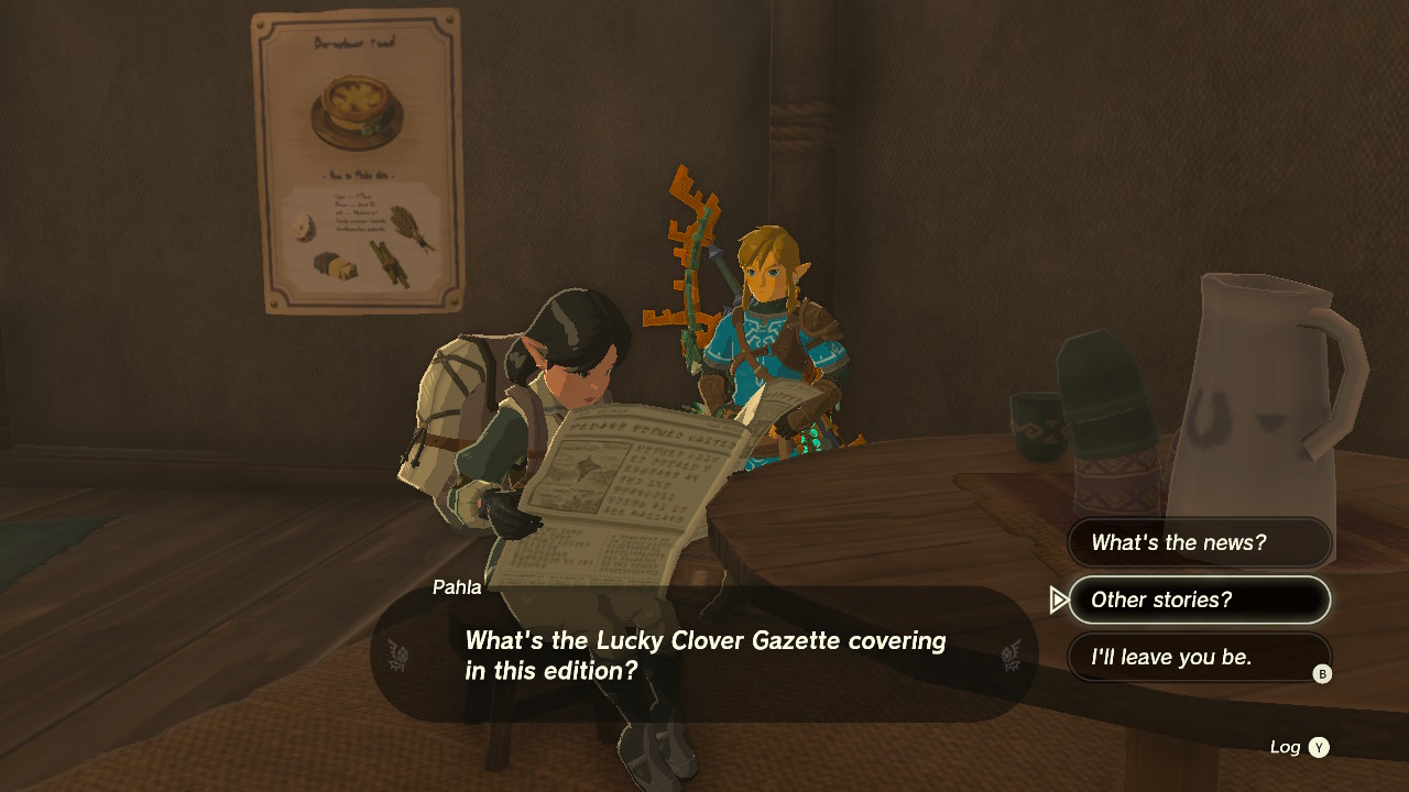 Fan translates Lucky Clover Gazette newspaper in Tears of the Kingdom
