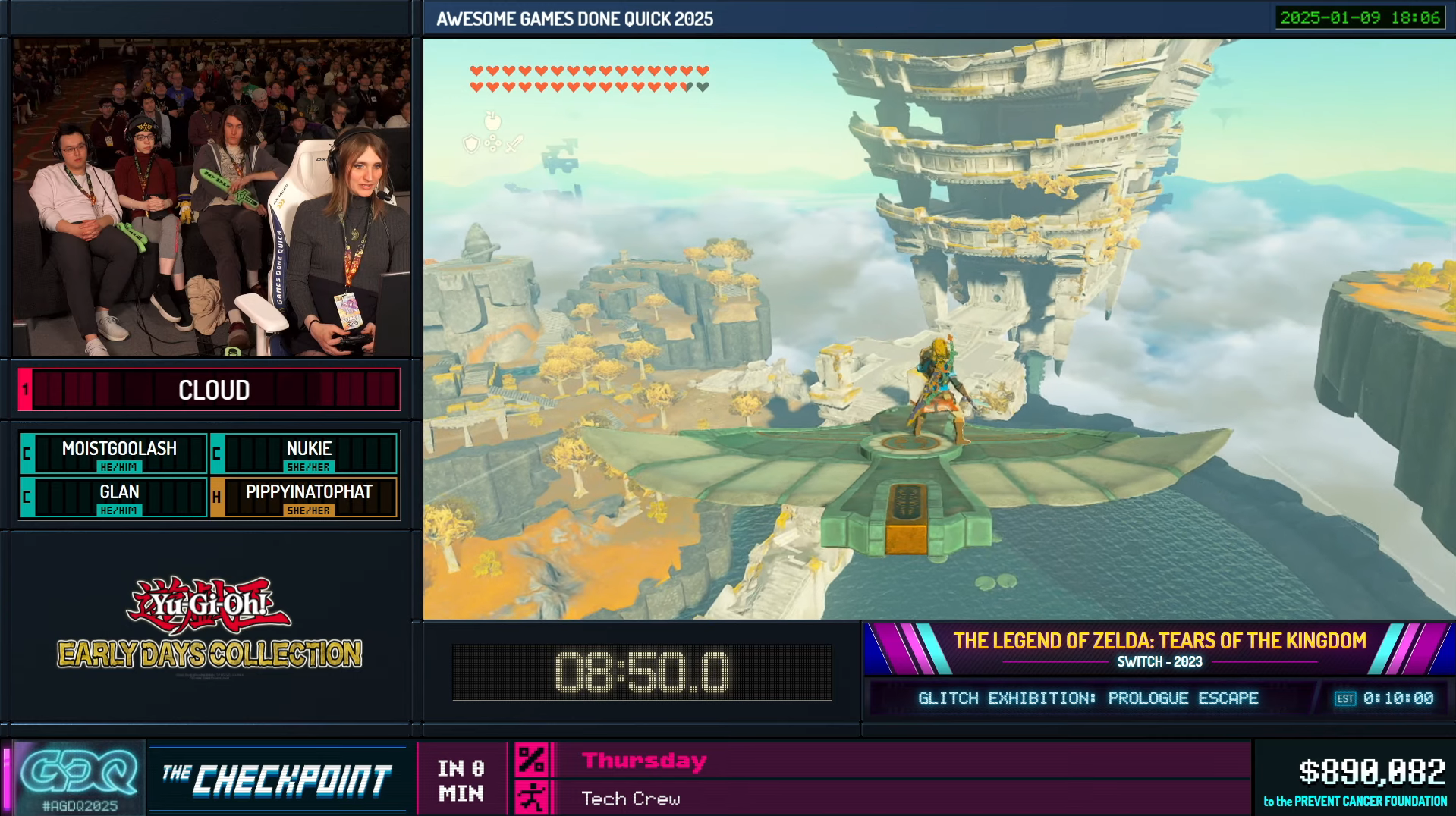 AGDQ fights cancer with $2.5 million raised, shows off new Tears of the Kingdom glitch