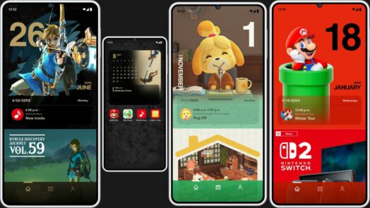 Various themes for Nintendo Today app