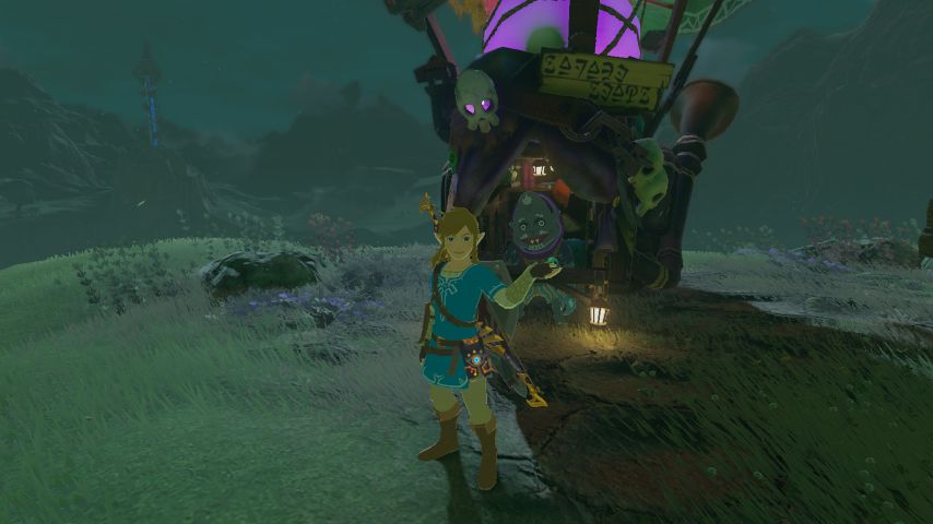 Link takes a selfie with Kilton