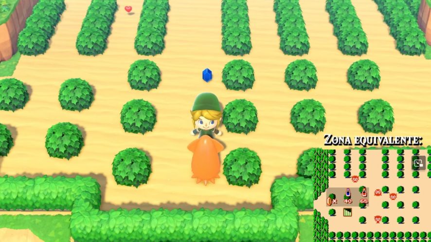 ୨୧ みるくさま 準備中 ୨୧ Map from the first Legend of Zelda fully rebuilt in Animal
